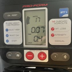 Pro Form Elliptical 250i
