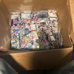 thousands And Thousands Of Baseball And Football Card I know there are some good stuff I just don’t wanna be the one to go throughe It