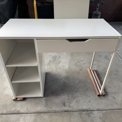 Living Spaces White Desk