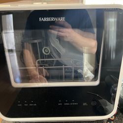 NEW Farberware Countertop Dishwasher with Built-In Water Tank with Baby Care and Fruit Cleaning