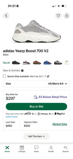 Adidas Yeezy boost 700 v2