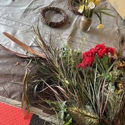 Artificial/silk Flowers  Greens  & Wreath Forms Crafts Crafting 
