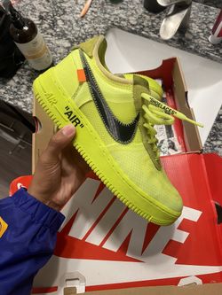 Offwhite Volt Air force 1 size 8.5