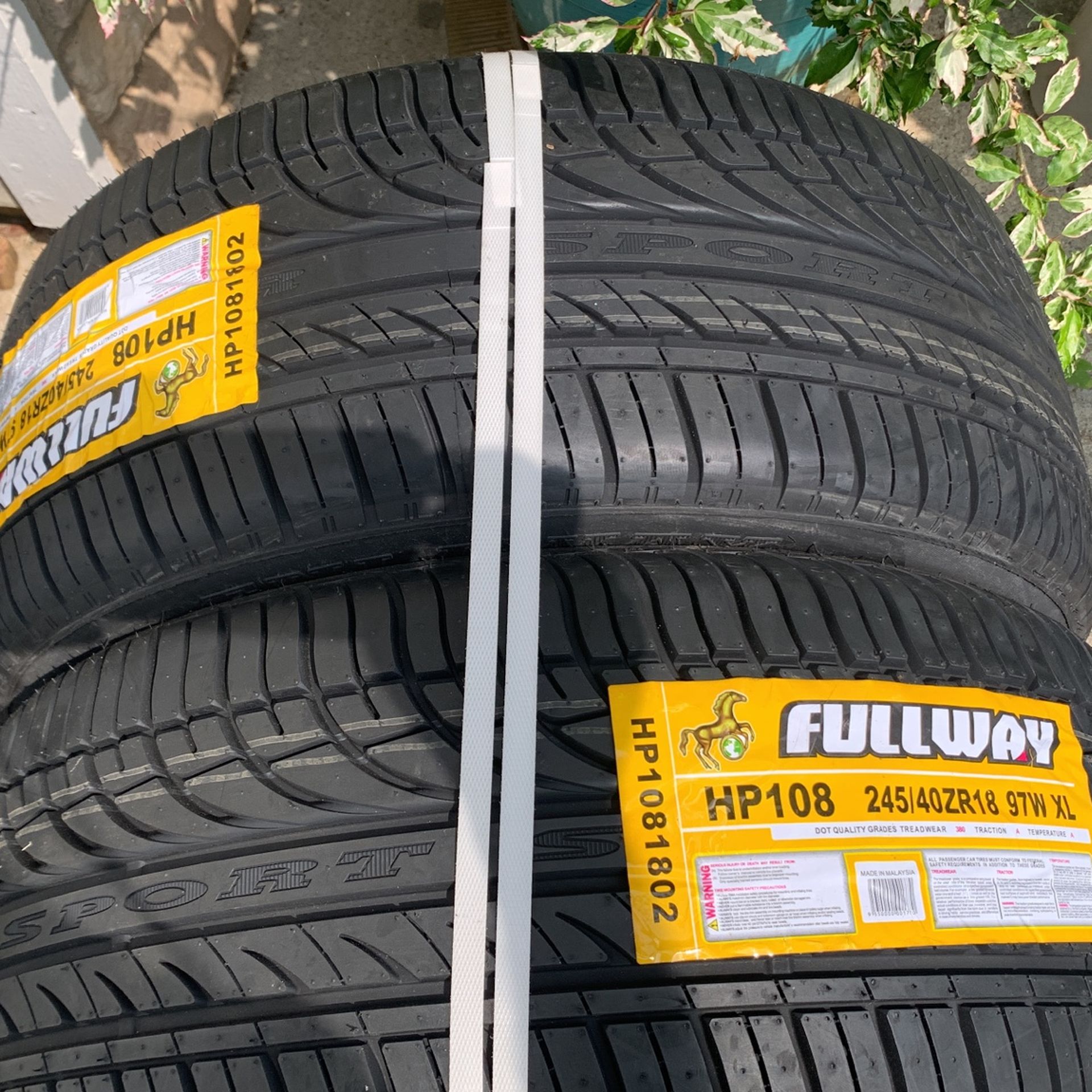 4 Brand New Tires 245/40ZR. R 18 for Sale in Tucker, GA OfferUp