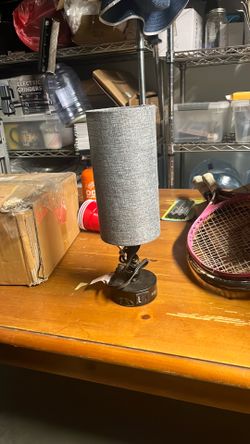 Gray lamp