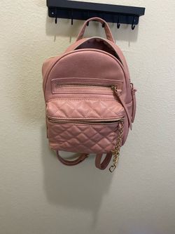 Pink cute mini backpack