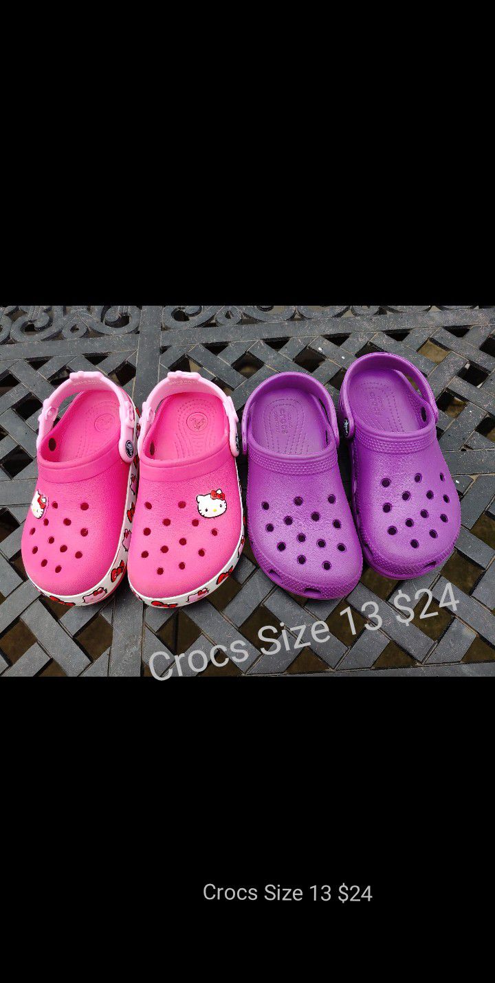 Girls Crocs Size 13