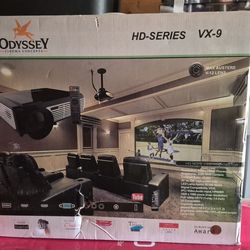 Projector with screen