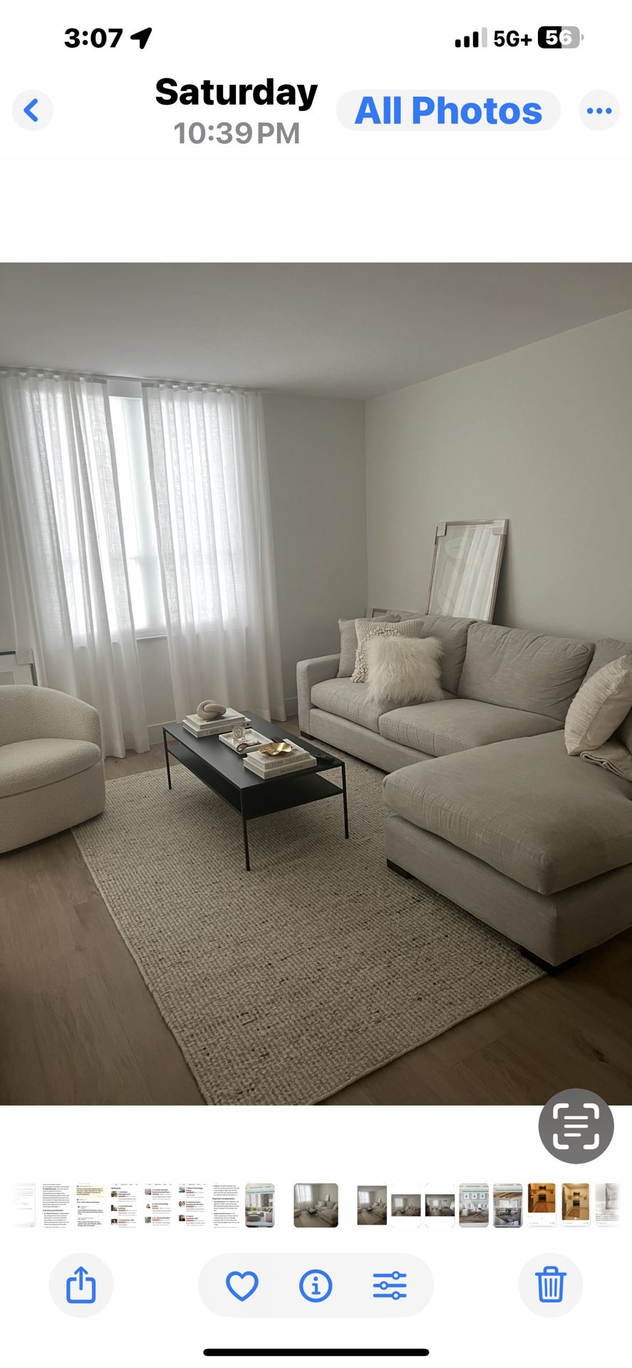 Room And Board Metro Sofa- Like New Condition- Barely Used, Situating In Empty Apartment For Over A Year And Just 2 Years Old.