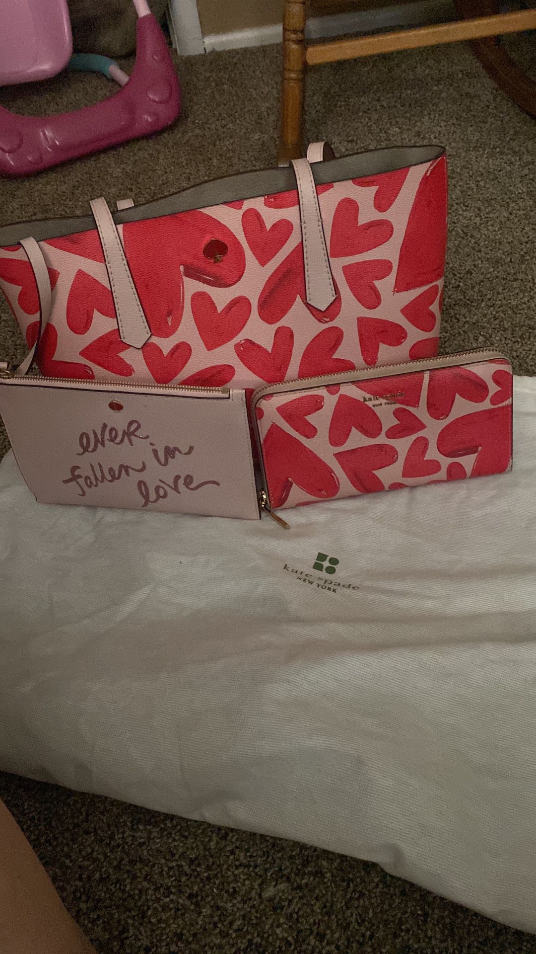 Kate Spade Limited Edition Medium Size Bag And Wallet Set