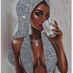 Glamour Gal Canvas Poster