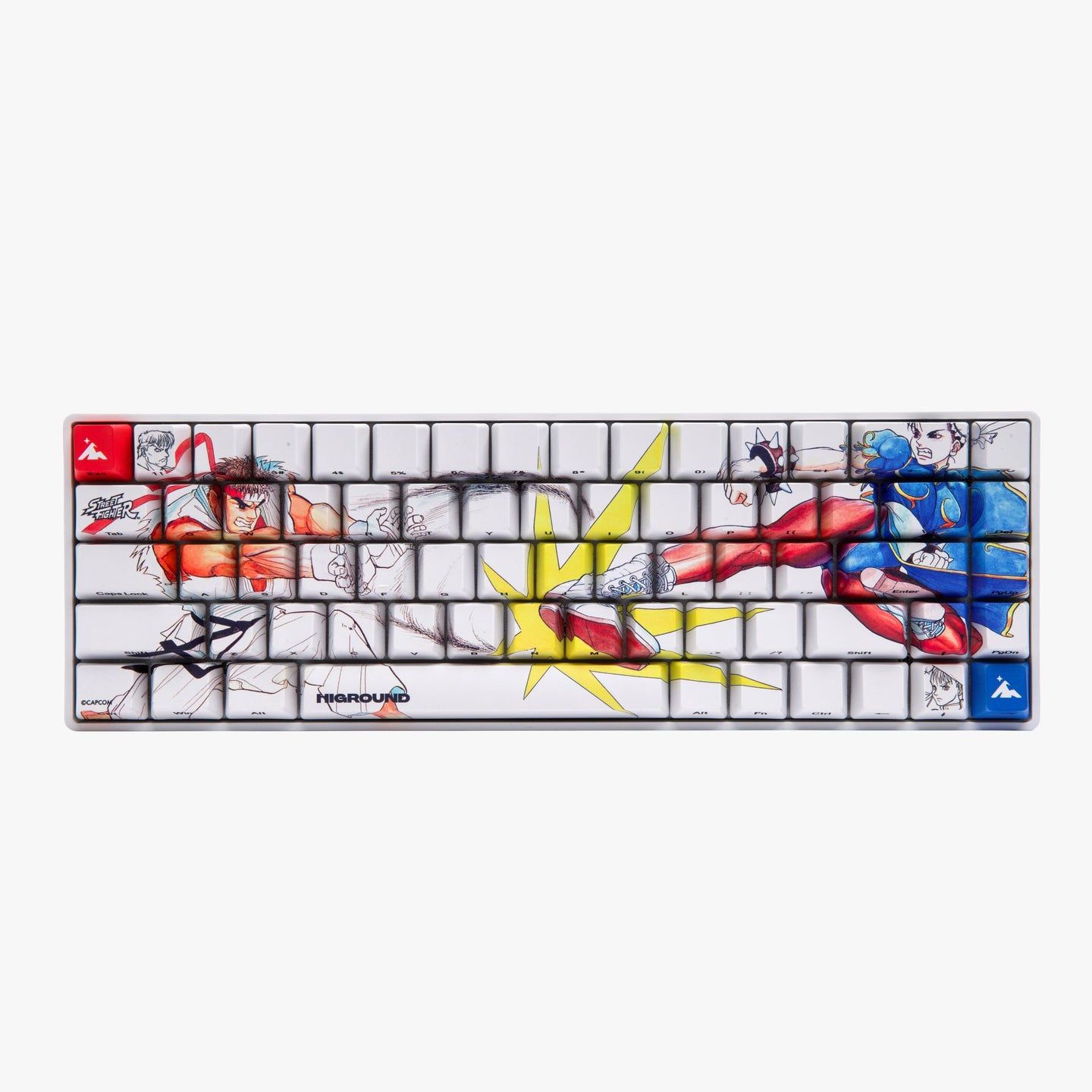 Higround x Street Fighter Ryu vs Chun-Li Basecamp 65 Keyboard