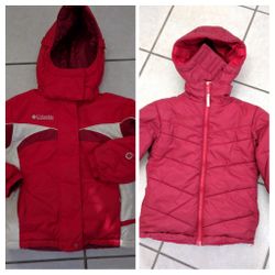 Reversible insulated Columbia jacket kids size 7-8