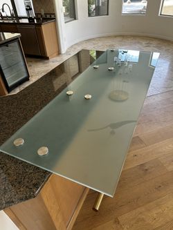 Glass Countertop With Hardware