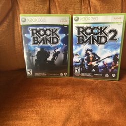 Rock Band Bundle Xbox 360 (tested And Working. Please Read The Description Before U Ask Anything)