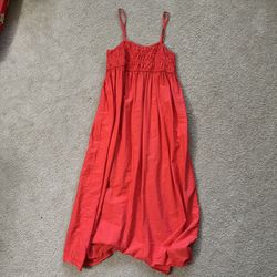 A New Day Coral Midi Dress