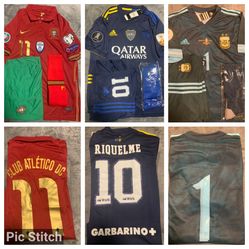 Sell any kind soccer team uniforms adult and kids /se vende uniformes de los equipos de fútbol