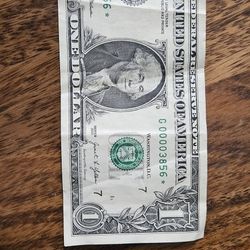 Low Numbered Star Note
