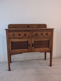 Antique vintage sideboard buffet