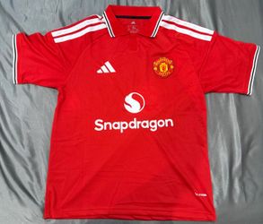 2026-2027 Manchester United Home Jersey Replica, Size Large