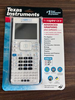 Texas Instruments TI-Nspire CX II Graphing Calculator – NEW IN BOX