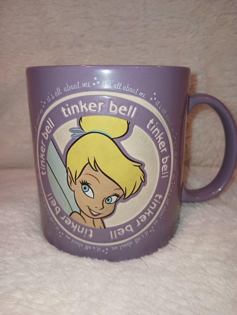 Tinkerbell π It's all about me π Disney Theme Parks Coffee Cup Mug