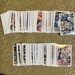 Nice 100 Count Lot Of 2023 Topps Baseball Cards With Rookies 