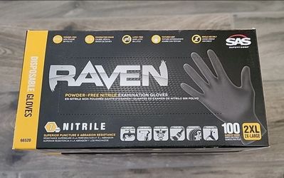 Nitrile gloves Rave XXL Box New