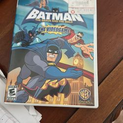 Wii  Batman The Brave And The Bold