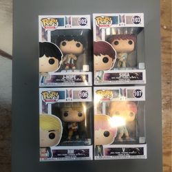 Funko Pop BTS Rocks Suga V RM J-Hope