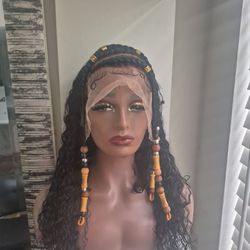 13×6 28 inch water wave wig free install