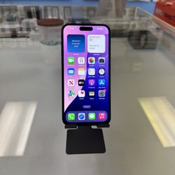iPhone 14 Pro Max Black 128GB Unlocked E-Sim & Physical Sim %100 BATTERY 