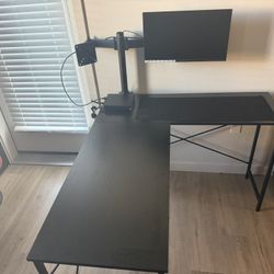 Free L Shape Desk 