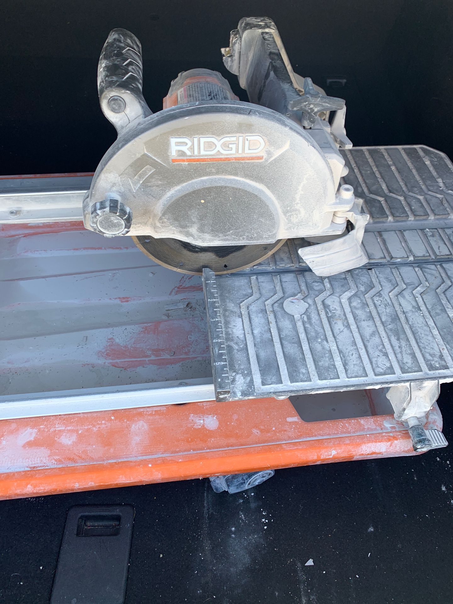 Rigid table saw tile cutter (broken head) needs to be welded or soldered