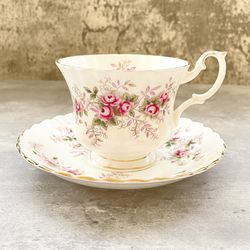 Vintage Royal Albert Bone China England Lavender Rose Tea Cup Saucer Set  for Sale in Irwindale, CA - OfferUp