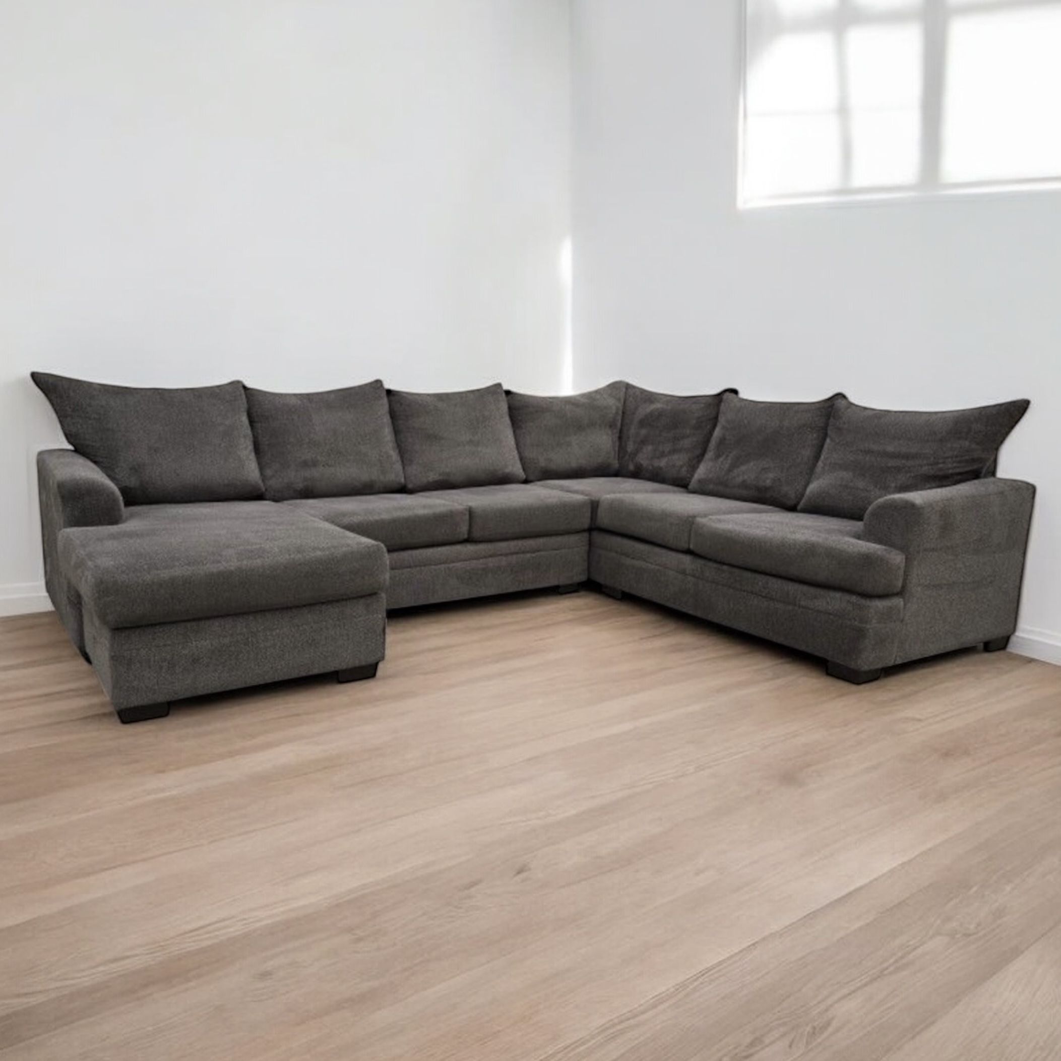 GREY SECTIONAL COUCH SOFA