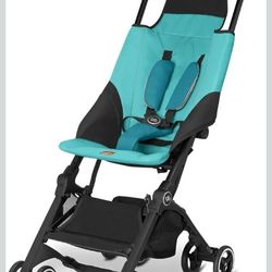 gb Pockit Ultra Compact Lightweight Travel Stroller in Capri Blue, The World's Smallest Folding Stroller 11.8x7x13.8 Inch (Pack of 1)