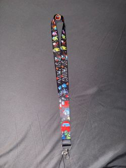 Among Us Lanyard with Clip