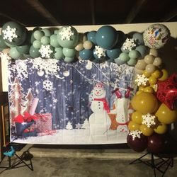 Christmas Balloon Garland 