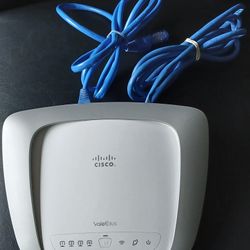Cisco Valet Plus 300 Mbps 4-Port Gigabit Wireless N Router. M20. Not Tested.