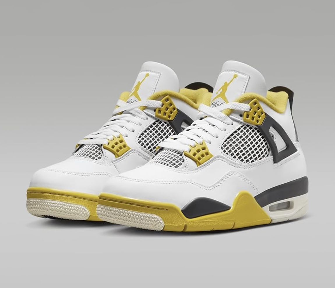 Women’s Air Jordan 4 Retro “Vivid Sulfur” | Rare 2024 Release | Available Sizes 7 & 10