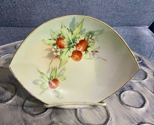 Antique UNO IT Bavaria Vintage Hand Painted Porcelain Dish