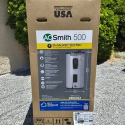 Hot Water Heater Brand New AO Smith Signature 500 Electric Hot Water Heater
