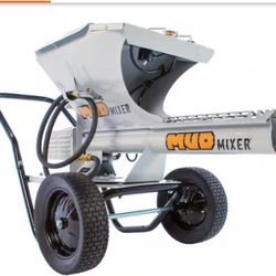 MUDMIXER Continuous Feed Portable Electric Concrete, Cement and Mortar Mixer