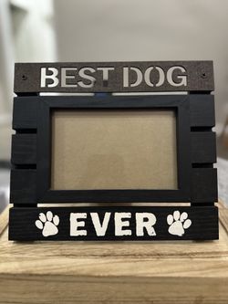 Best Dog Ever Photo Frame - Wood