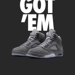 Jordan 5 Wolf Grey