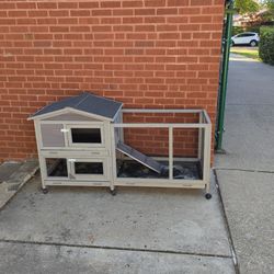 Indoor Outdoor Bunny Hamster Hutch