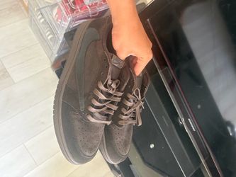Nike Air Jordan 1 Low Brown Suede Sneakers