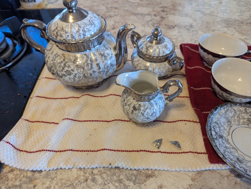 Antique Bavaria China Tea Set