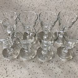 8 Cordial Glasses